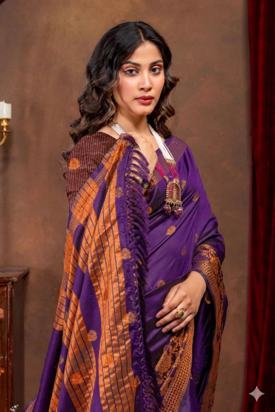 Lichi Kota Saree with Light Weight and Soft Fabric - MCL001