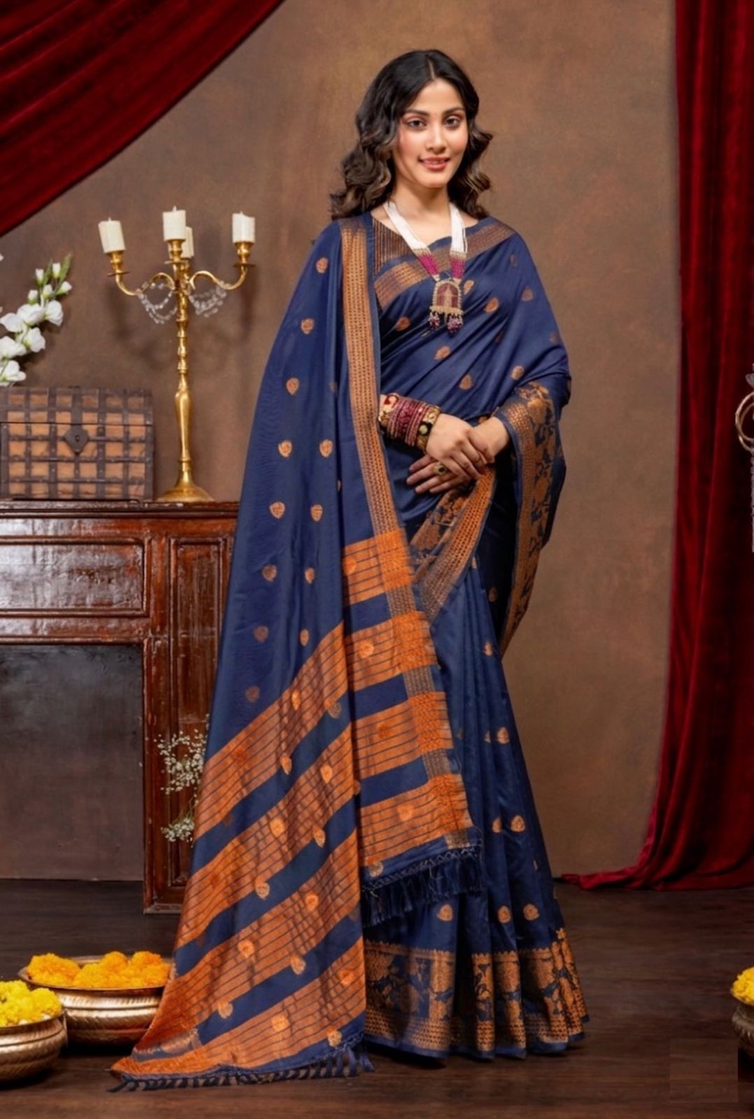 Lichi Kota Saree with Light Weight and Soft Fabric - MCL002