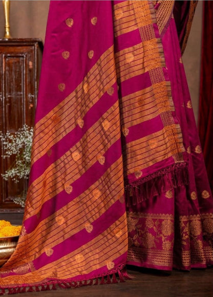 Lichi Kota Saree with Light Weight and Soft Fabric - MCL003