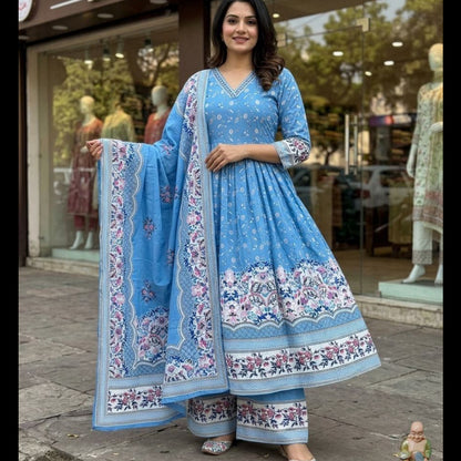 Premium Cotton Ethnic Suit Set- Solid Pink Straight cut kurta and pants - MNK1802