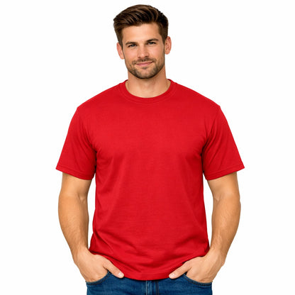 BOLD BASICS – RED UNISEX T‑SHIRT - 180 GSM