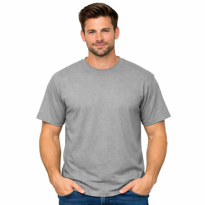 BOLD BASICS – GREY UNISEX T‑SHIRT - 180 GSM