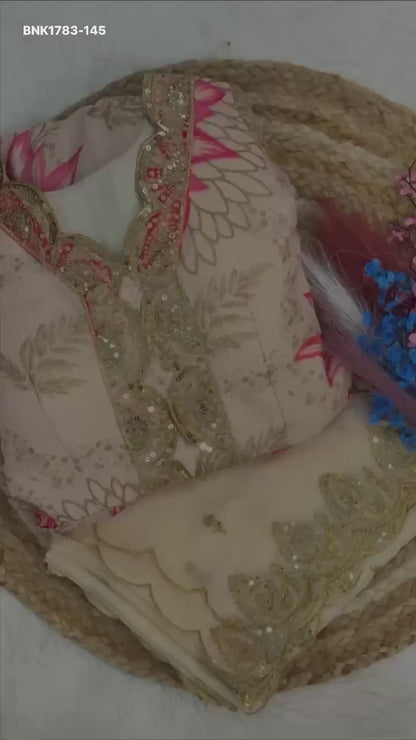 READYMADE GOWN WITH DUPATTA SET  -MND1783